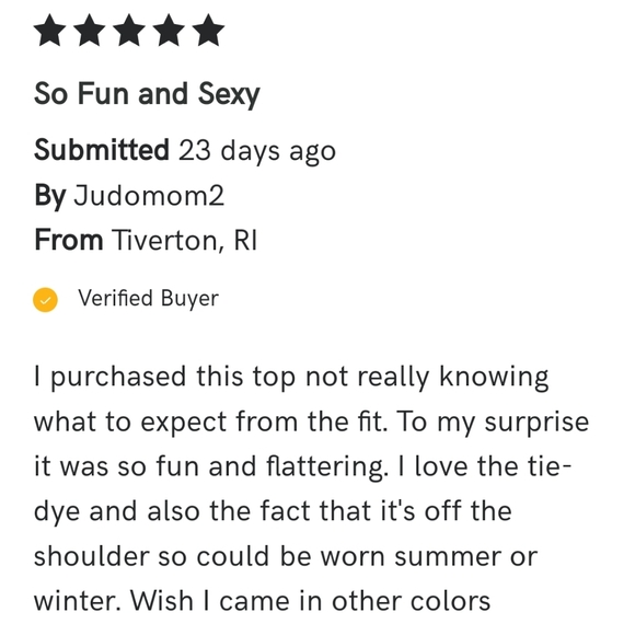 BNWT Venus tie-dye off the shoulder top - Picture 7 of 12